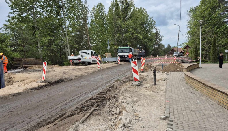 Remont drogi w Płaskiej, fot. Areta Topornicka