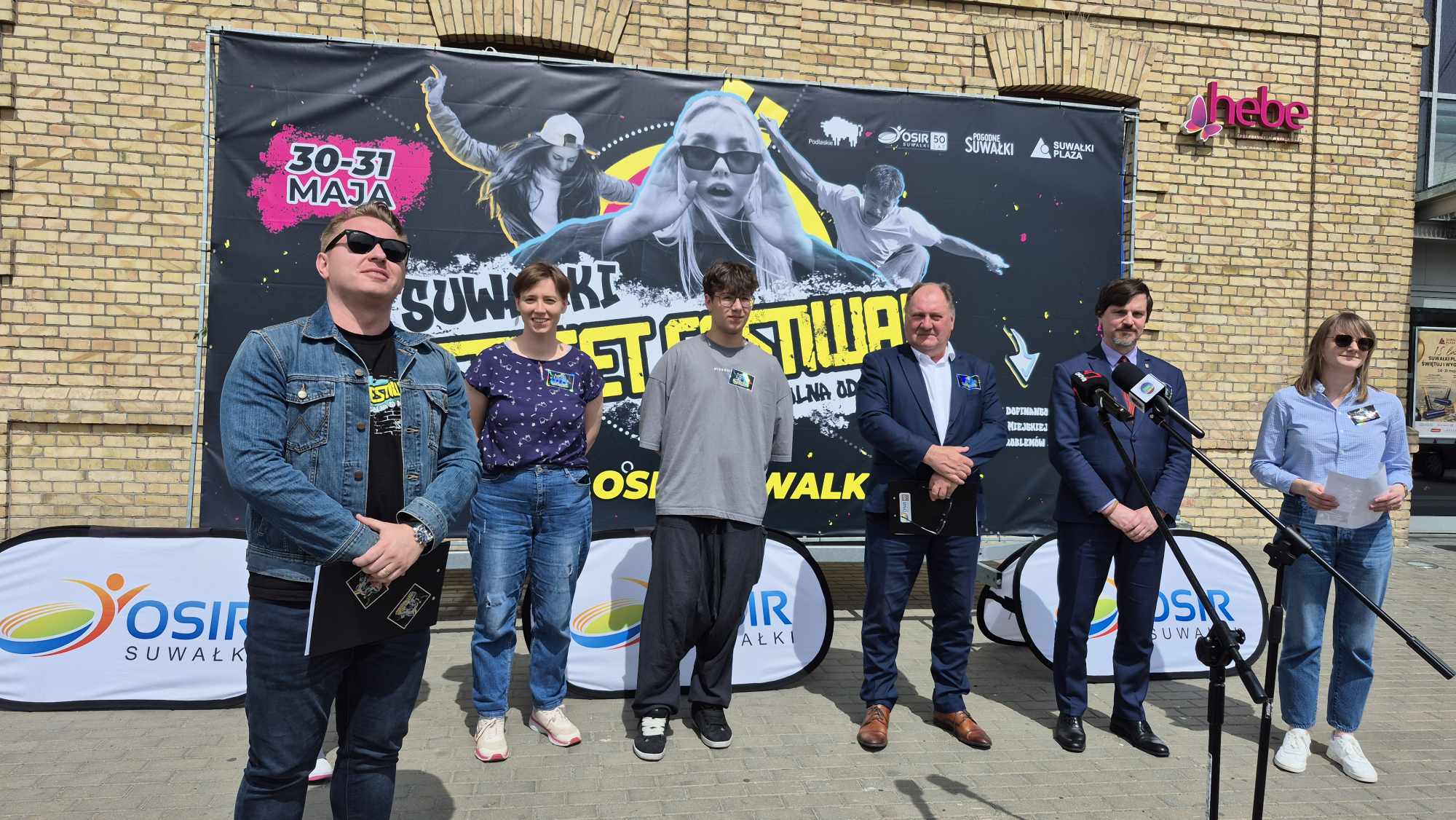 Konferencja prasowa zapowiadająca Suwałki Street Festiwal, 28.05.2025, fot. Areta Topornicka