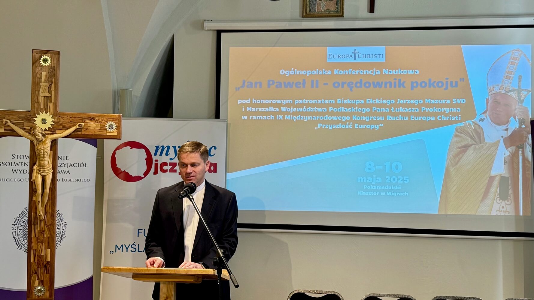 Ogólnopolska Konferencja Naukowa „Jan Paweł II – orędownik pokoju”, 9.05.2025, fot. Anna Auron-Wasilewska