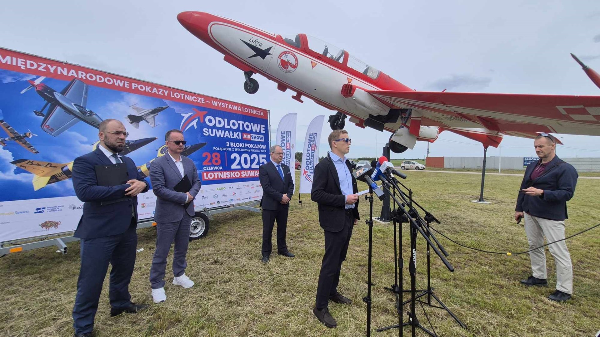 Konferencja prasowa zapowiadająca Odlotowe Suwałki Air Show 2025, 26.05.2025, fot. Areta Topornicka